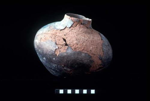 Short vertical neck globular jar from Site 87