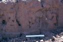 Eroded frieze fragment from huaca side at Site 121