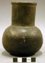 Ceramic vessel, lip around rim