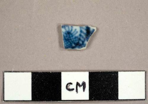 Hand painted Chinese porcelain sherd