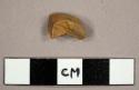 Lead glazed redware rim sherd