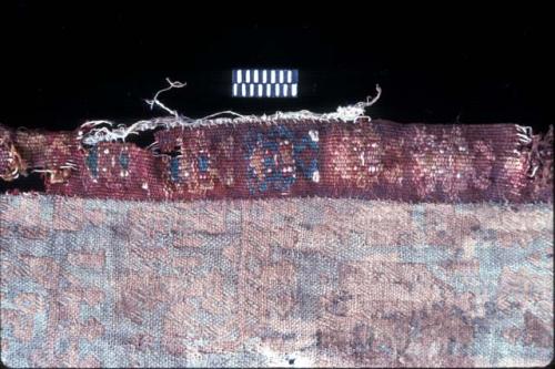 Textile with border from Site 19