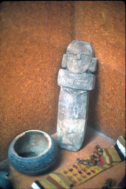 Wooden idol from Brejo Complex