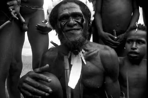 Smiling warrior at an Etai on the Liberek