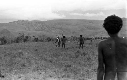 Action during a battle on the Tokolik