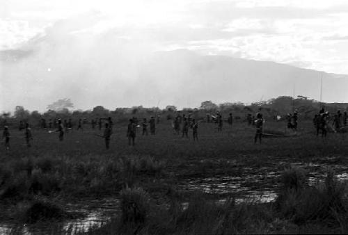 men walking home