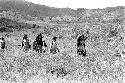 Women on their way to Ekiarotmilek's funeral near the Mapiliama sien