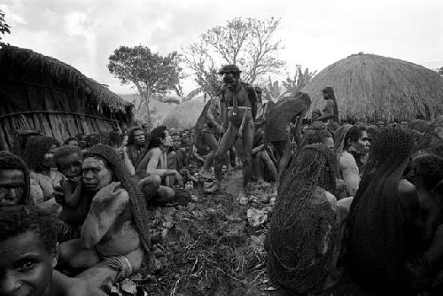 People mourning at Ekiarotmilek's funeral