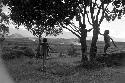 Children playing above the Anelerak, looking out towards the Siobara