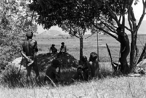 A group of warriors on the Anelerak, waiting to join the war