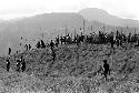 Warriors moving towards the central knoll of the Warabara