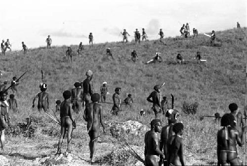 The Wittaia attacking the Willihiman-Wallalua in the foreground