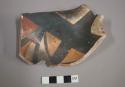 Polychrome dipper sherd