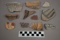 Selected potsherds