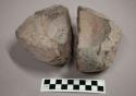 Stone mortar fragment