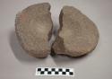 Stone mortar fragment