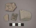 Ceramic body sherds and one base sherd