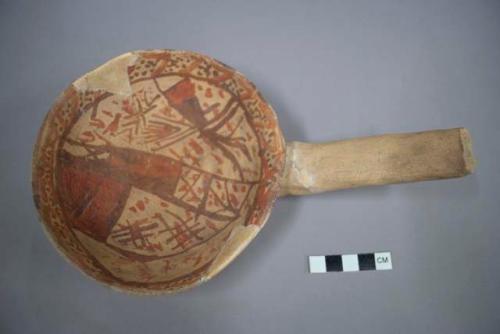 Pottery ladle, San Bernardino polychrome