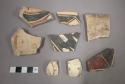 Selected potsherds