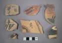 Selected potsherds