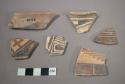 Complete potsherds