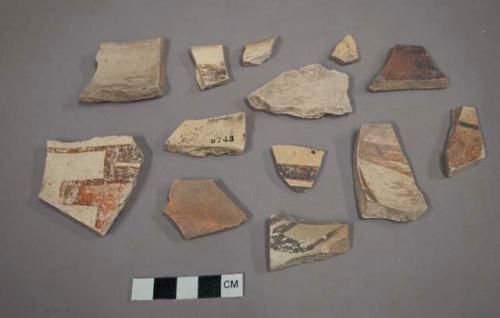 Complete potsherds