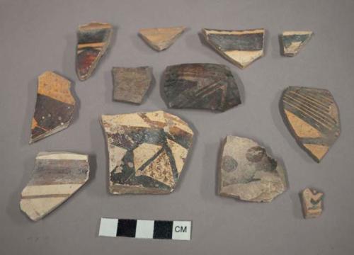 Complete potsherds