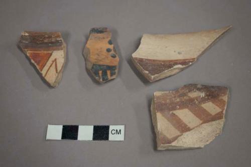 Selected potsherds