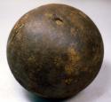 Large iron cannonball