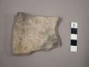 Pottery plate sherd