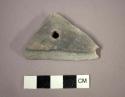 SHERD WITH HOLE