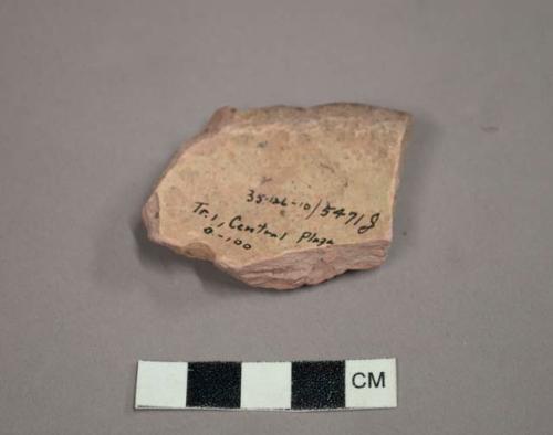 Sherd, sieve fragment (?)