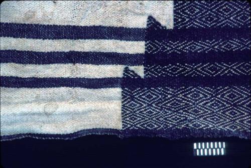 Textile with diamond cone design from Site 19