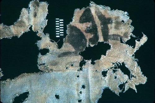 Painted textile fragment from Site 60