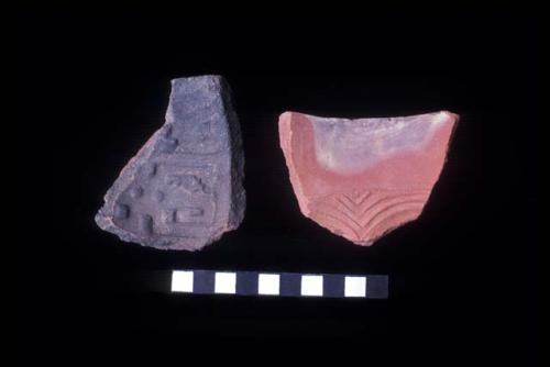 Low relief geometric design molds from Site 133