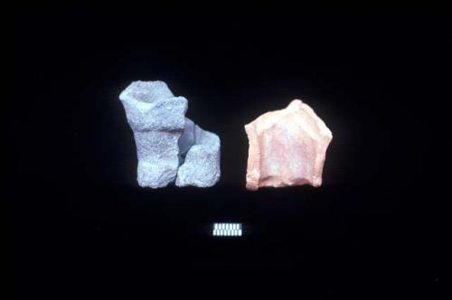 Wasted figurine and figurine mold from Site 133