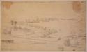 "Drawing of the St. Peters from Fort Snelling"