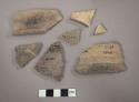 Complete potsherds