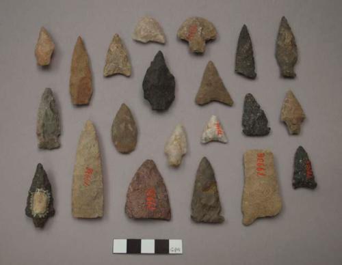 Stone, projectile point, stemmed