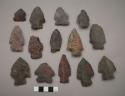 Stone, projectile point, stemmed