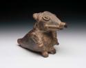 Animal effigy ocarina/rattle