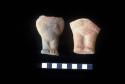 Solid figurine and hollow figurine from Site 133