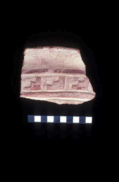 Ceramic rim sherd from Site 133
