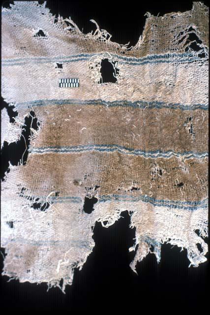 Textile fragment with stripes from Site 19