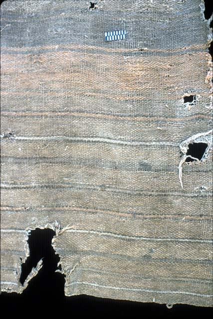 Textile fragment with stripes from Site 19