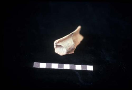 Ceramic rim sherd with handle from Site 110