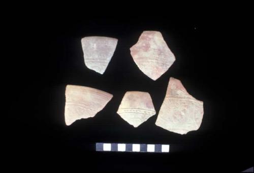 Press molded bowl sherds from Site 110