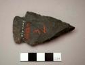 Stone projectile point, stemmed