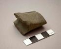 Stone, atlatl weight fragment, winged