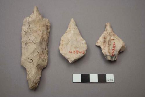 Stone projectile points, stemmed